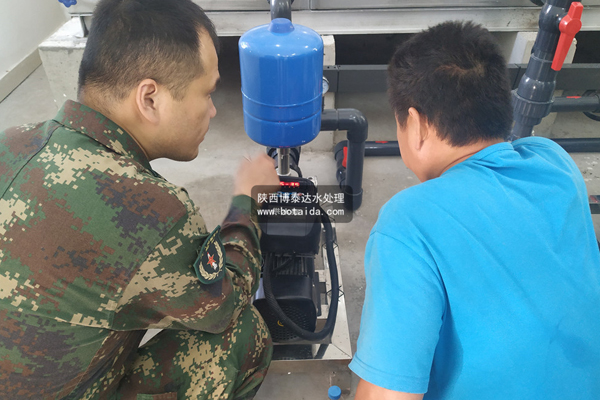 火箭軍部隊營區生活淨化水設備